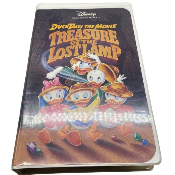 Disney Duck Tales the Movie Treasure of the Lost lamp VHS tape English READ - Picture 1 of 3